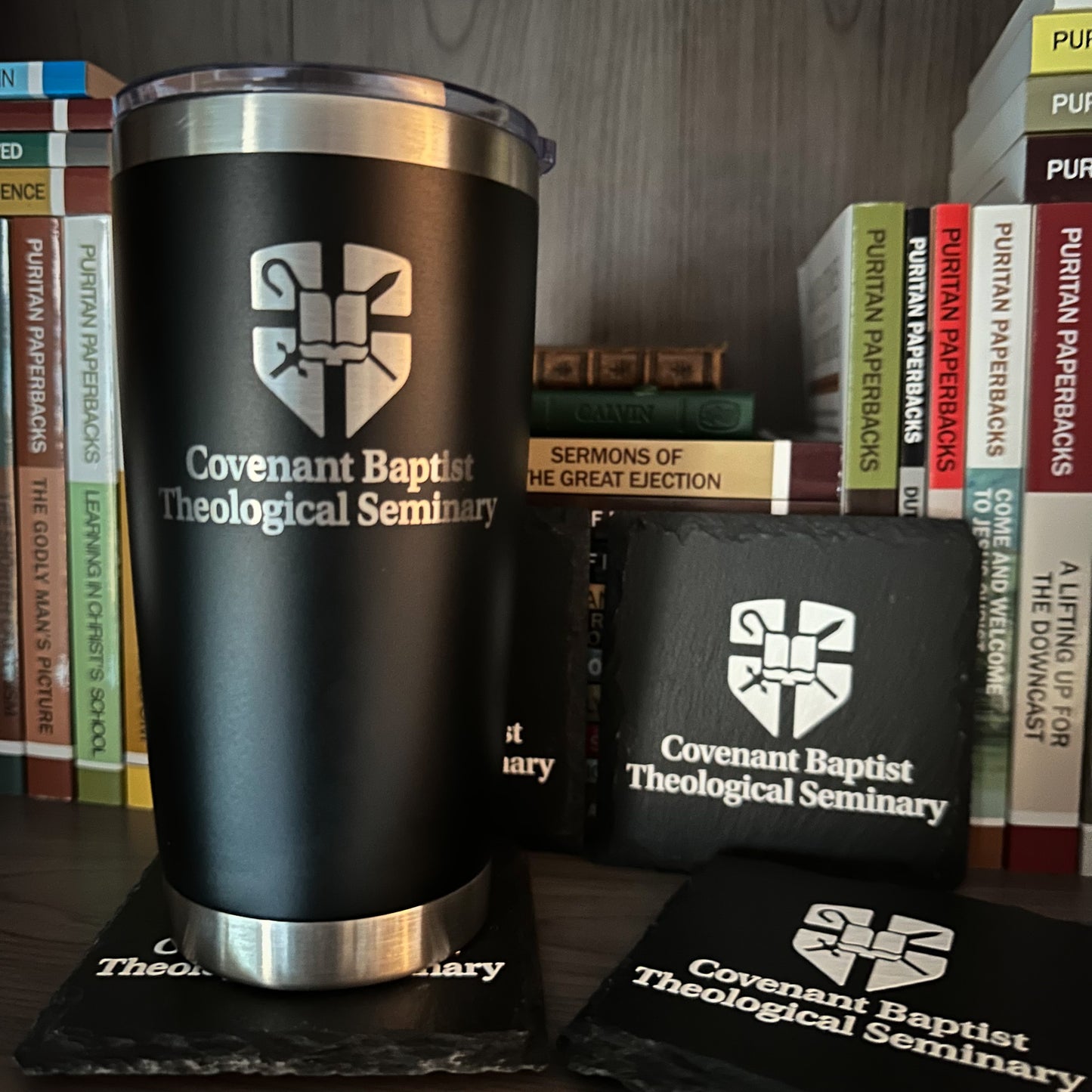 CBTS LOGO - Slate Coaster Set