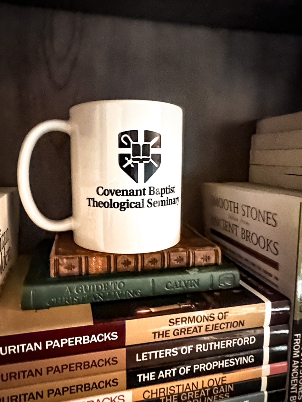 Enlarged Logo w/ Full Text (vertical centered) Mug