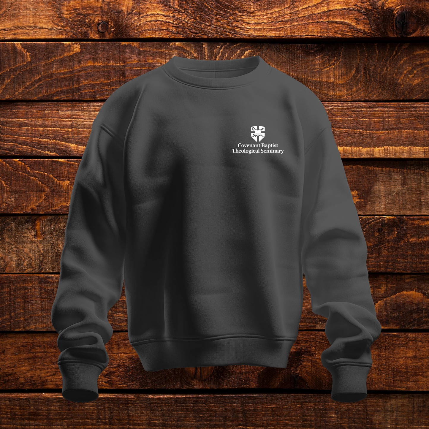 Logo with Full Text (Mid) - Crewneck Sweater