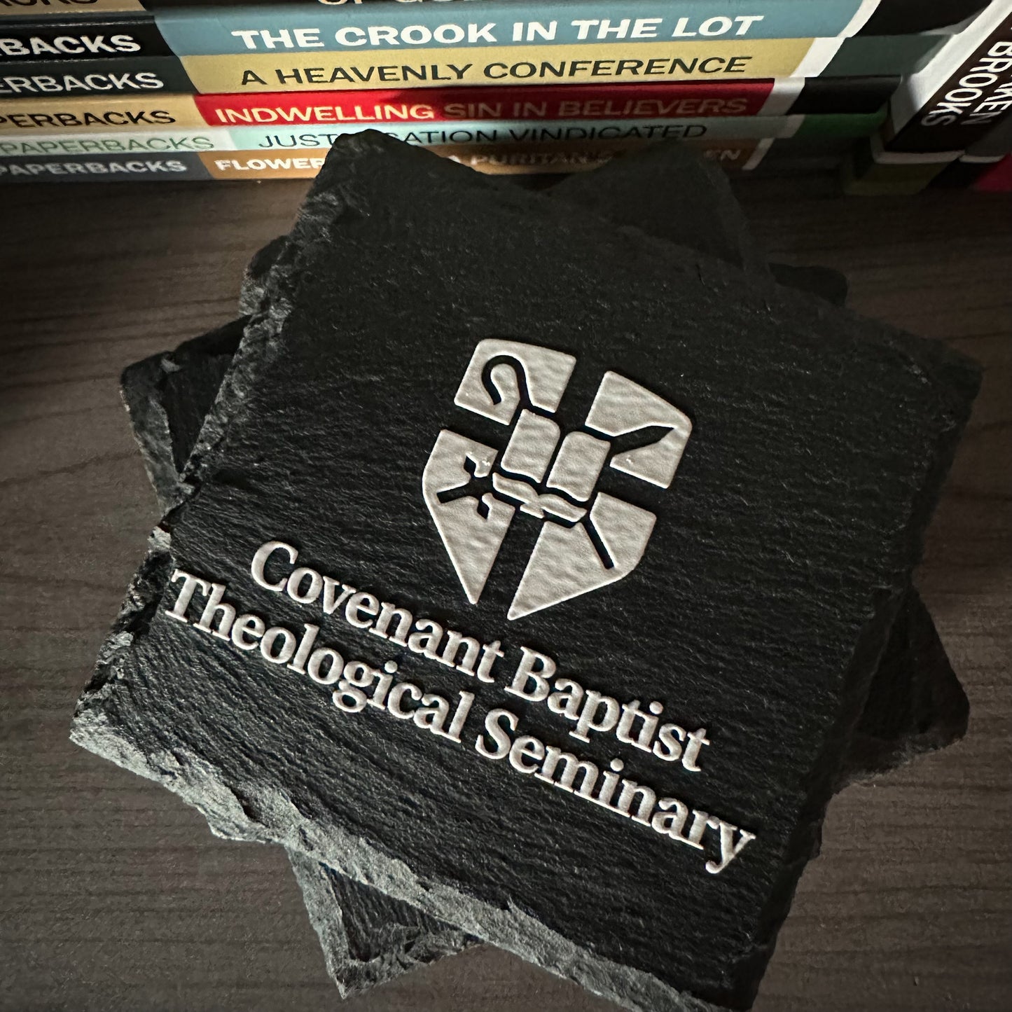 CBTS LOGO - Slate Coaster Set