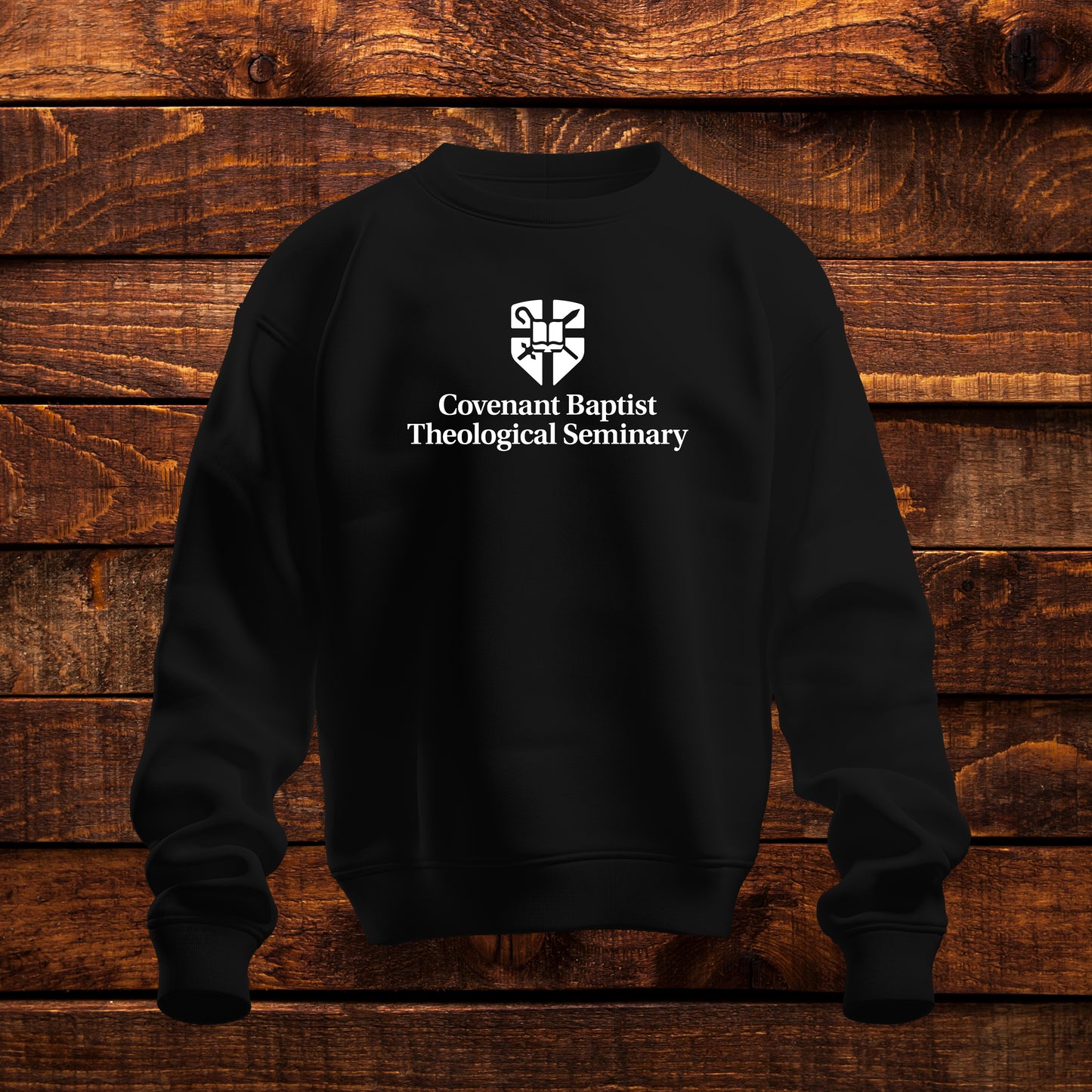 Logo with Full Text  - Crewneck Sweater