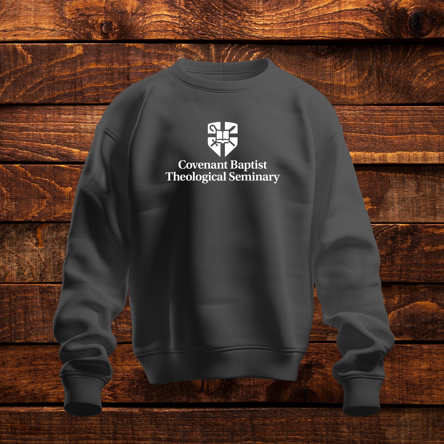 Logo with Full Text  - Crewneck Sweater