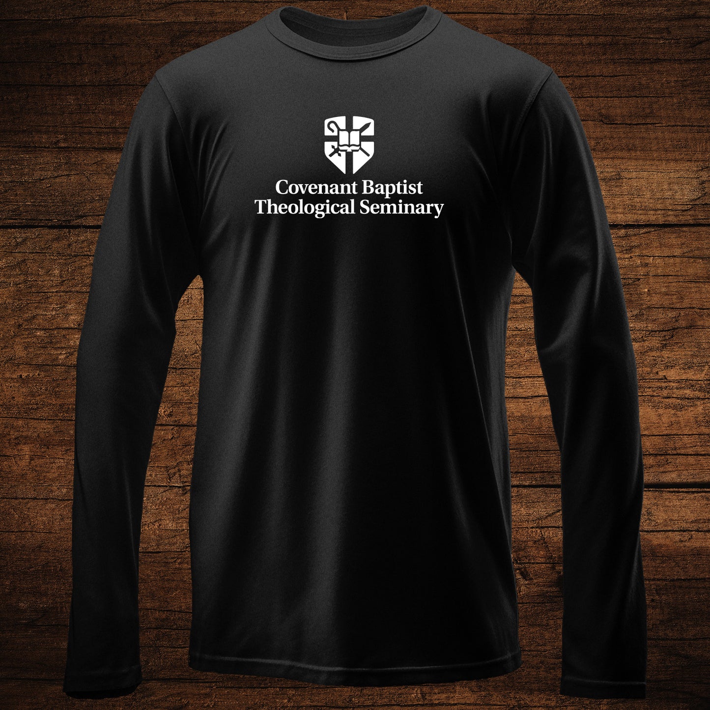 Logo with Full Text  - Long Sleeve Tee